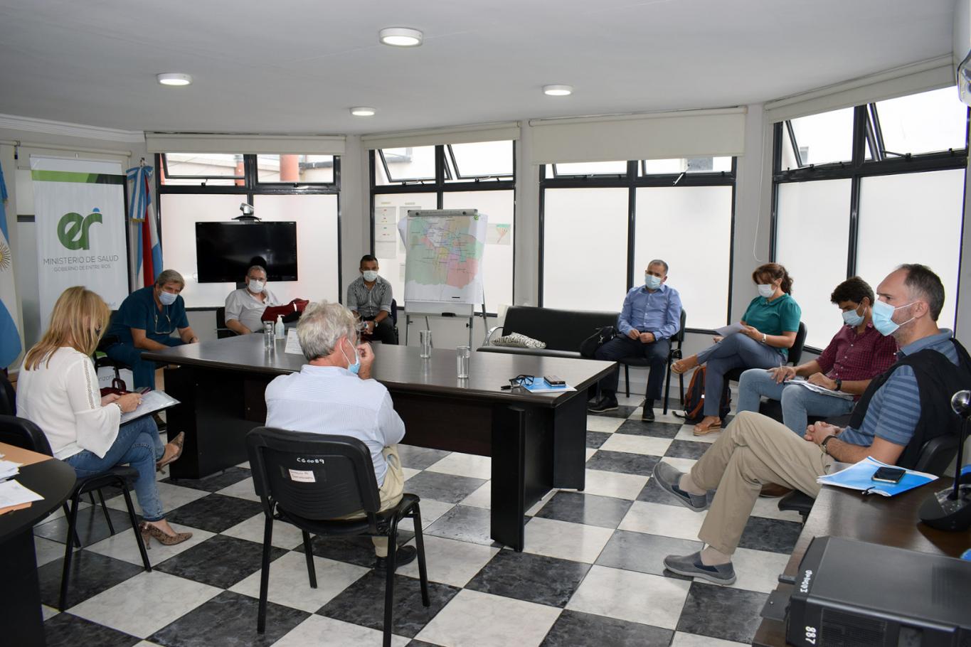 Salud  se reunió con la Sociedad  Entrerriana de Terapia Intensiva