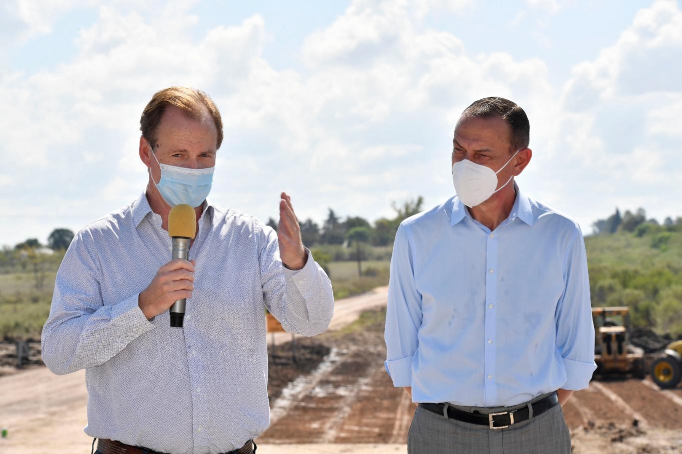 Se inició la pavimentación de la ruta 20 en el departamento Villaguay