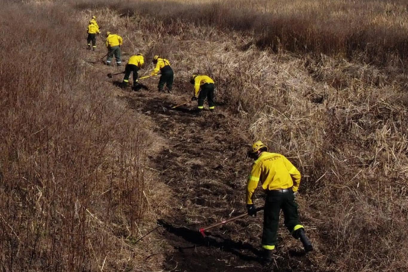 Continúan las tareas de combate  de incendios en Islas del Delta