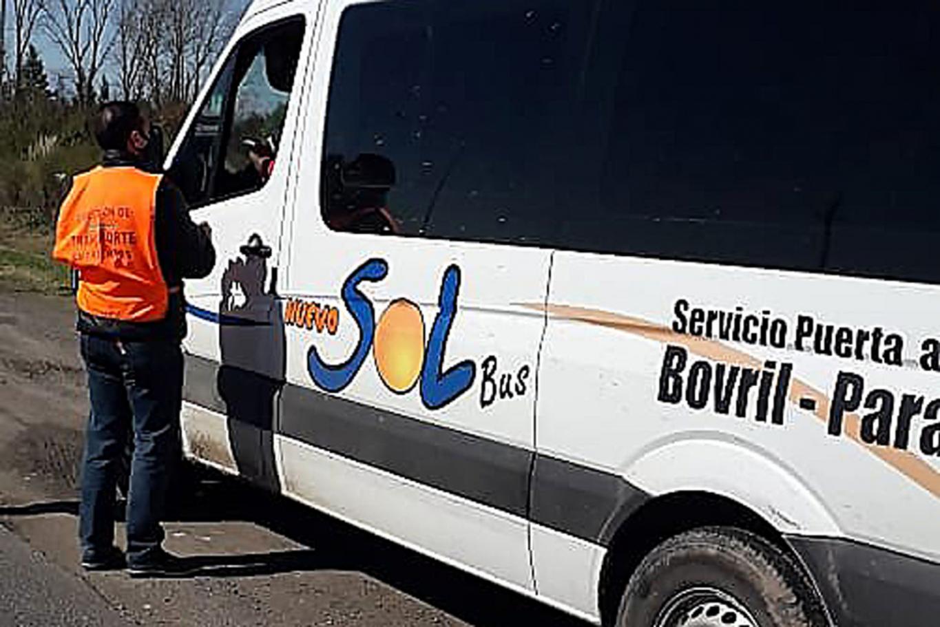 Intensifican los controles al   transporte público de pasajeros