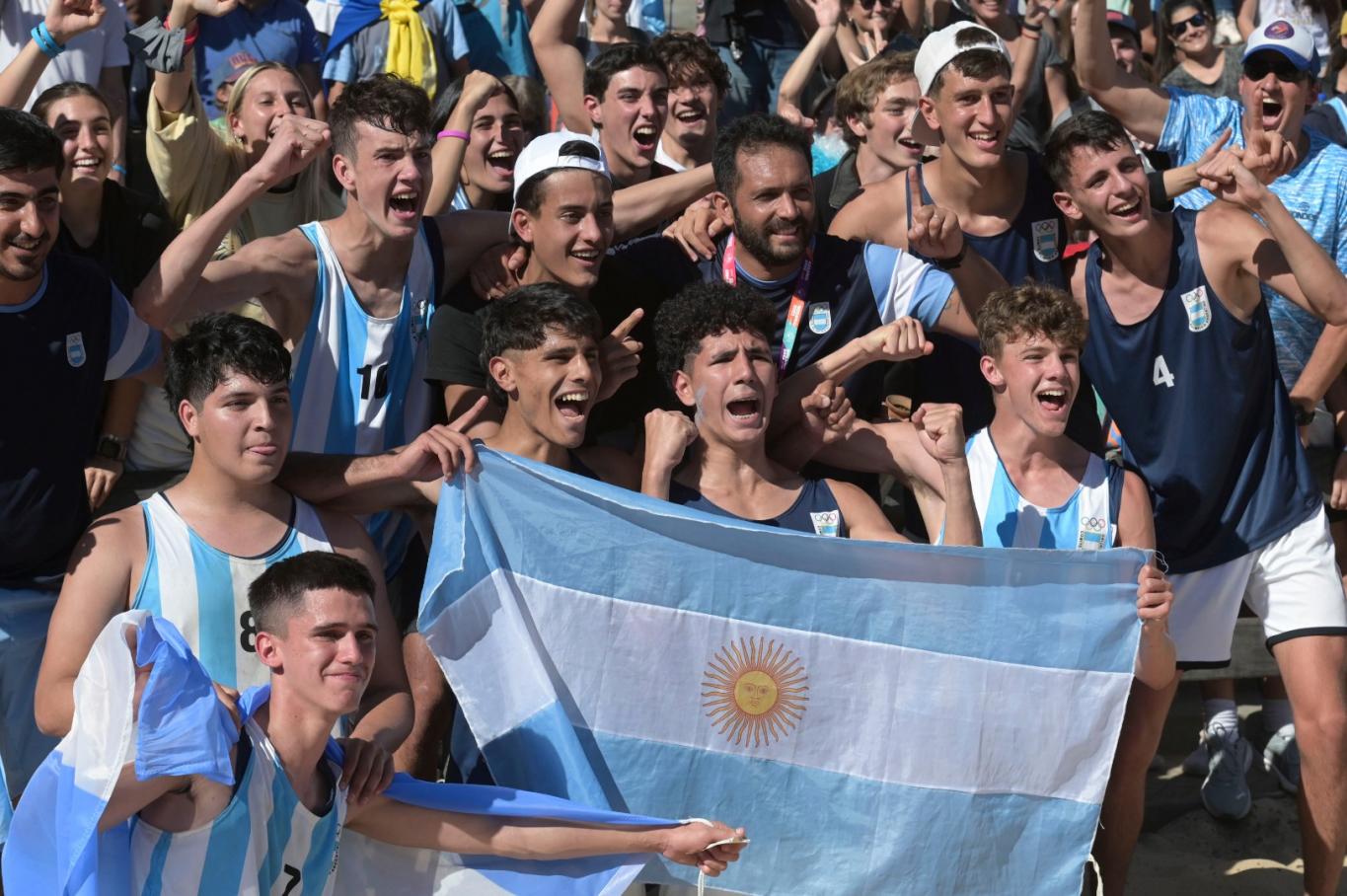 Oro para Argentina en Hockey 5 y Beach Handball, en los Juegos Suramericanos de la Juventud
