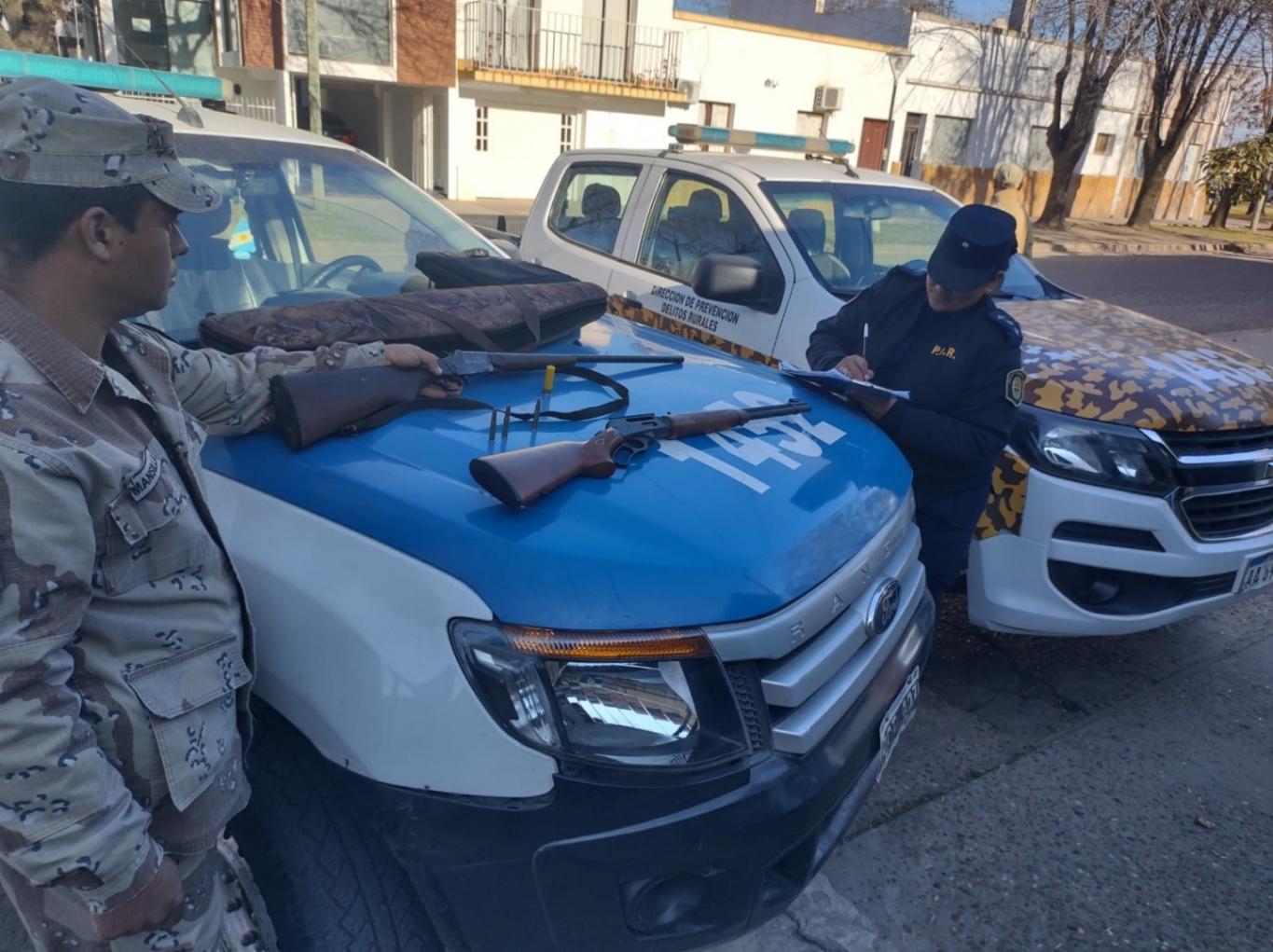 Procedimiento policial contra cazadores ilegales