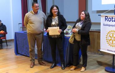 El Rotary Oeste distinguió a vecinos que se destacan por su labor comunitaria