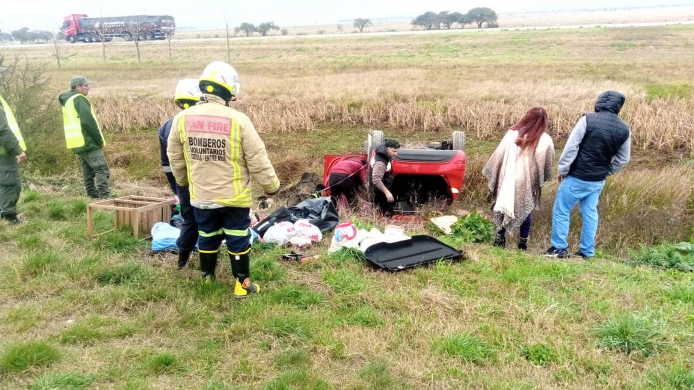 Siniestro vial en la autovía RN14
