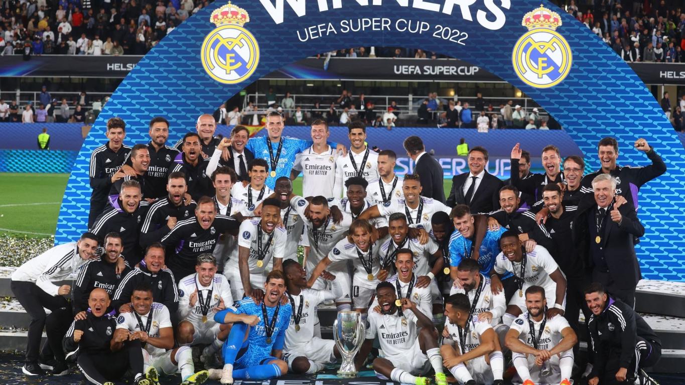 Real Madrid venció al Frankfurt y ganó su quinta Supercopa de Europa