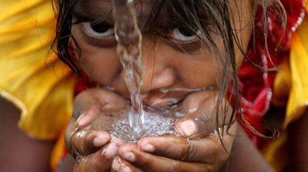 Terrible ola de calor en la India